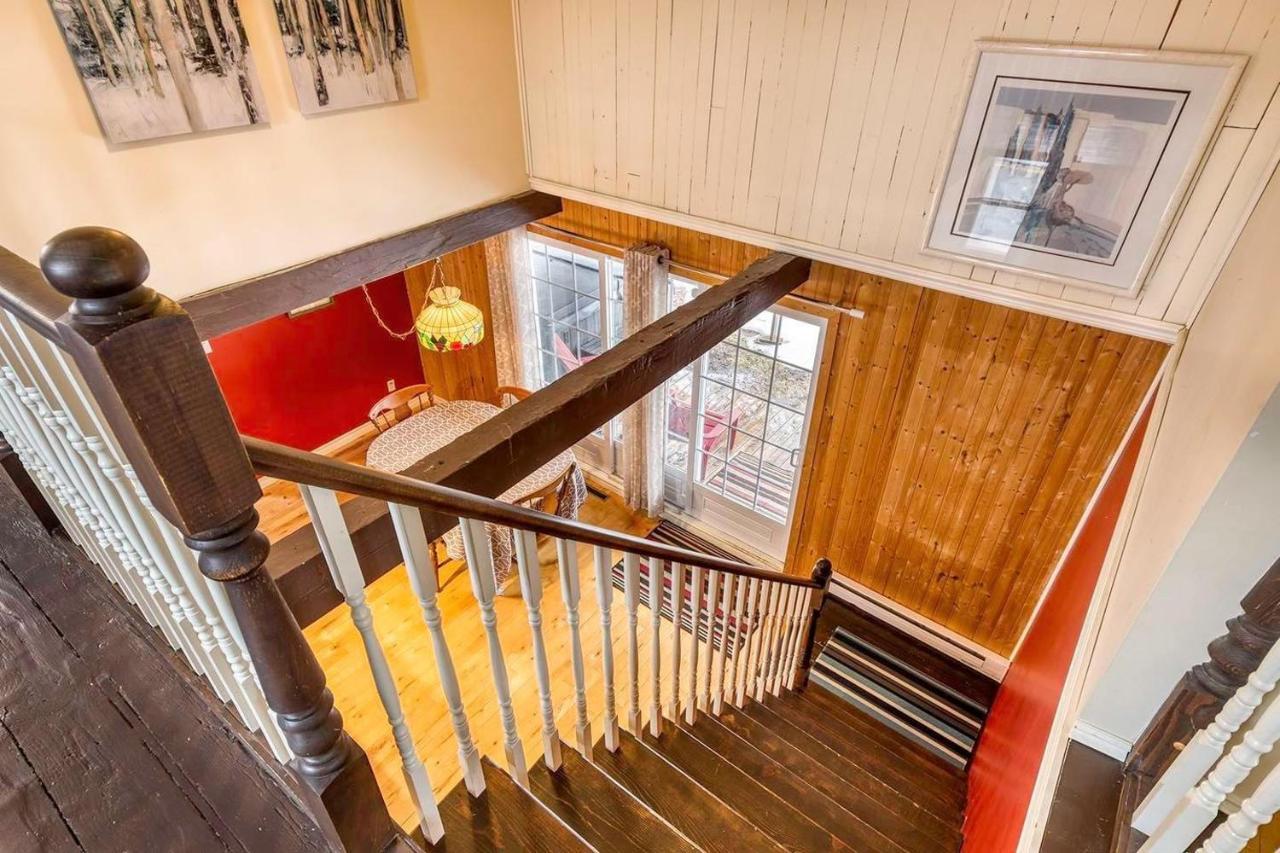 فيلا Chalet Centenaire Mauricie Saint Roch de Mekinac المظهر الخارجي الصورة